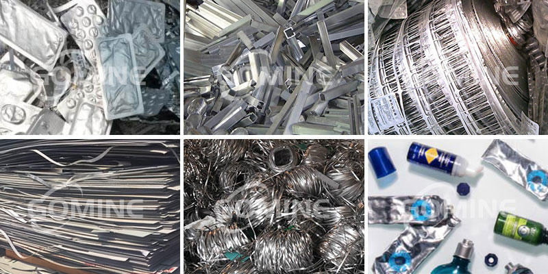 déchets plastiques aluminium