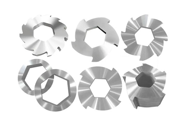 different types of blades for double shaft shredder