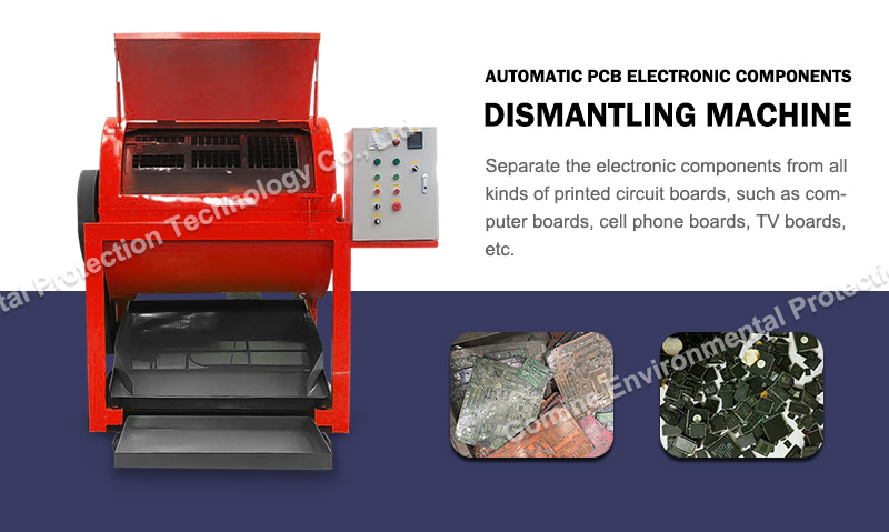 pcb electronic components dismantling machine
