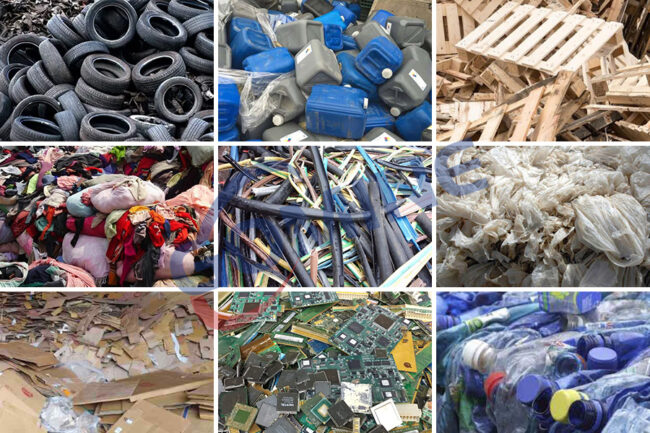 single shaft shredder input materials