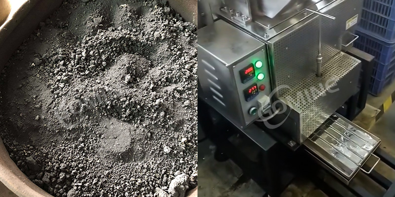 Maschine zur Rückgewinnung von Lötschlacken