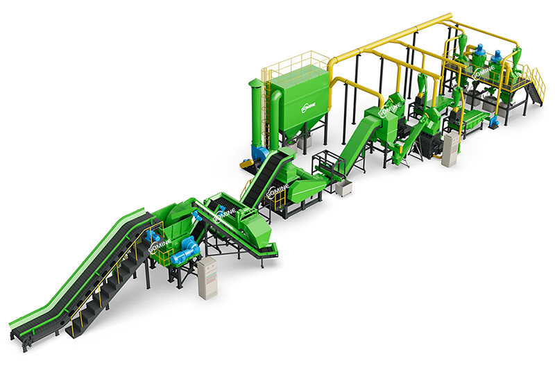 tire shredding plant