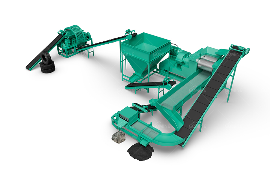 waste tire rubber powder production line